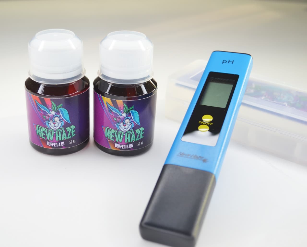 Pack pH: pHmetro New Haze v3 con buffers 4.01 y 6.86